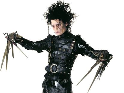 Johnny Depp como Eduardo Manostijeras (Tim Burton, 1990)