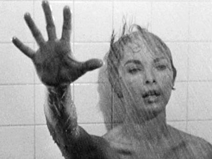 Janet Leigh, al final de la secuecnia de la ducha. En vídeo, tráiler de '78/52. La escena que cambió el cine'.
