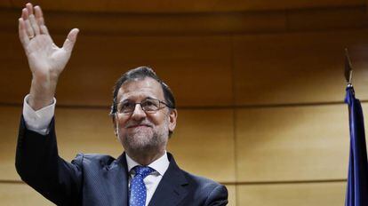 El l&iacute;der del PP y presidente del Gobierno, Mariano Rajoy.