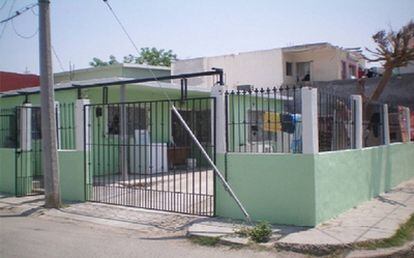 En esta vivienda, en la esquina entre las calles Emiliano Zapata y Privada Solís, fueron encontrados los 51 secuestrados.