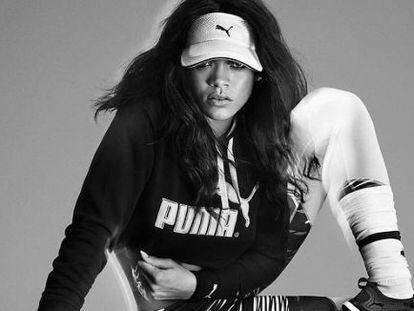 Imagen promocional de Puma por Rihanna. 