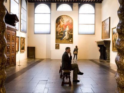 Interior de la casa de Rubens, en Amberes (Bélgica).