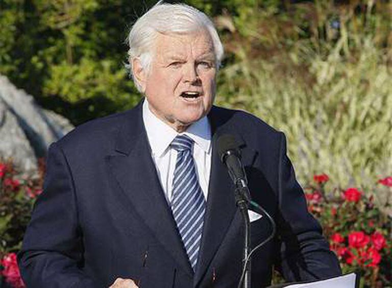 El fallecido senador Ted Kennedy.