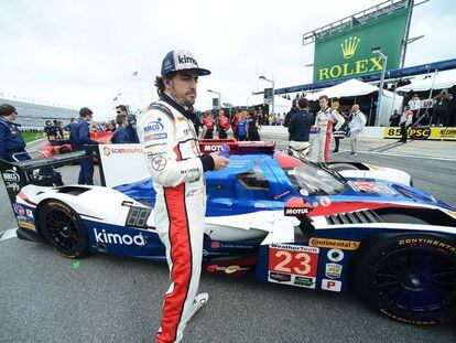 Fernando Alonso, en Daytona.