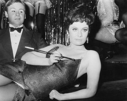La actriz Judi Dench en la puesta en escena 'Cabaret' en 1968.