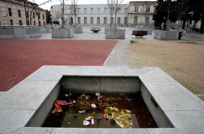 Plaza de Espa&ntilde;a de San Fernando de Henares, el pasado enero.