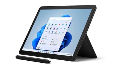 La 'tablet' Microsoft Surface Go 3 es ideal para el entorno estudiantil y equipa un cristal muy resistente.