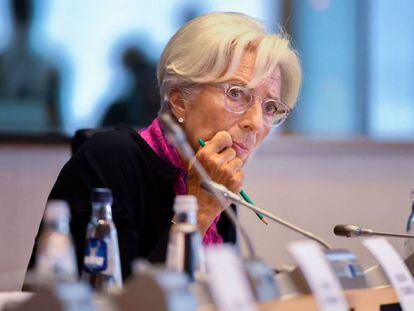La presidenta electa del Banco Central Europeo, Christine Lagarde, en un encuentro en el Parlamento Europeo en Bruselas, el pasado 4 de Septiembre.