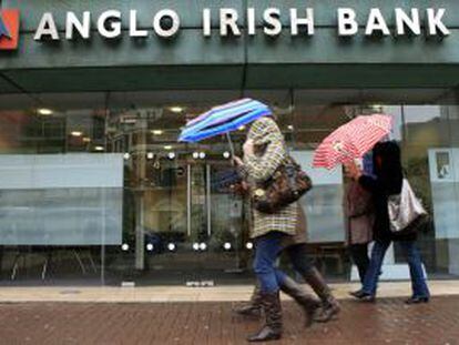 Una oficina del Anglo Irish Bank.