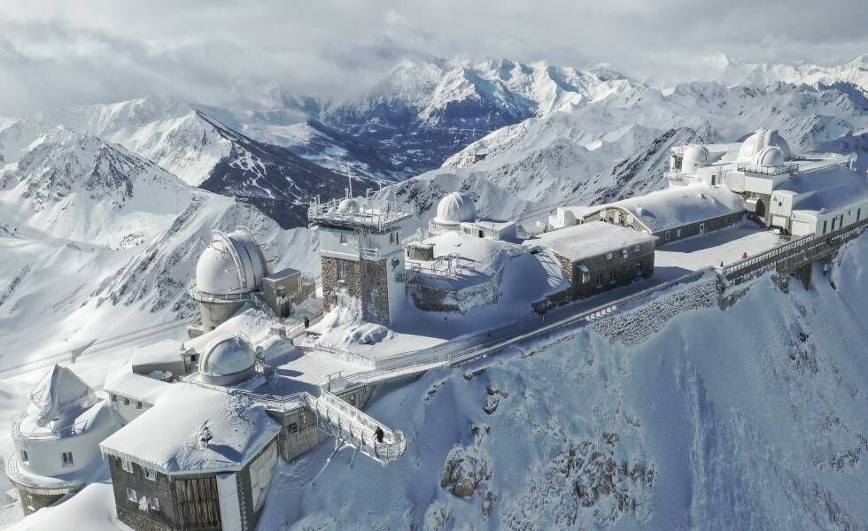 Observatorio del Pic du Midi de Bigorre (2.887 metros), en la estación de esquí francesa Grand Tourmalet.