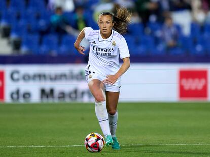 La jugadora del Real Madrid Caroline Weir, en la semifinal de Copa contra el Athletic.