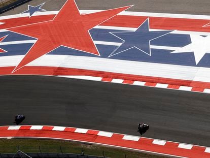 Sesión de entrenamientos del GP de las Américas, en el espectacular circuito a las afueras de Austin.