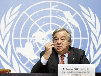 Guterres en la ONU en diciembre pasado, cuando era jefe de ACNUR.