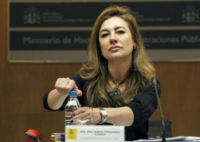 La secretaria de Estado de Presupuestos, Marta Fernández Currás.