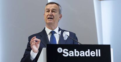 El consejero delegado de Sabadell, César González-Bueno.