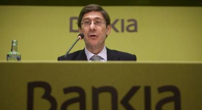 El presidente de Bankia, José Ignacio Goirigolzarri.