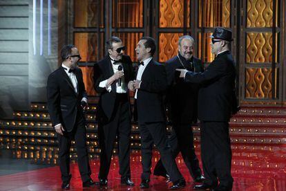 Javier Gutiérrez, Juan Diego, El Langui, Tito Valverde y Antonio Resines