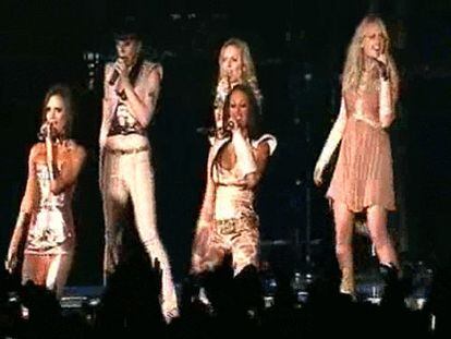 Éxito de las Spice Girls en su concierto de anoche en Madrid