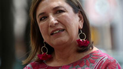 Xóchitl Gálvez, el 5 de agosto en Ciudad de México.