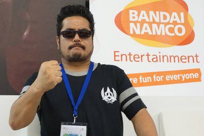 Katsuhiro Harada en la Barcelona Games World.