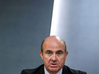 El ministro de Econom&iacute;a y Competitividad, Luis de Guindos.