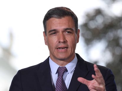 El presidente del Gobierno, Pedro Sánchez