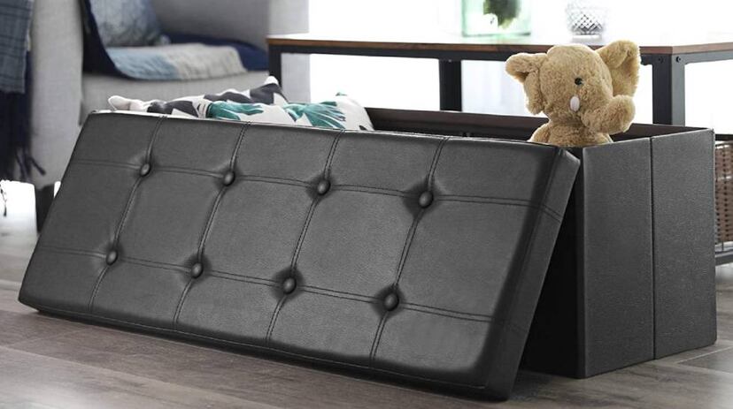 En cuatro colores, plegable y multiusos: así es el banco de almacenaje