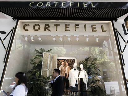 Tienda de Cortefiel en la calle Goya de Madrid.