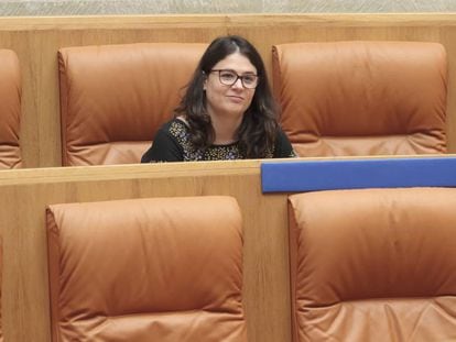 La única diputada de Podemos en La Rioja, Raquel Romero.