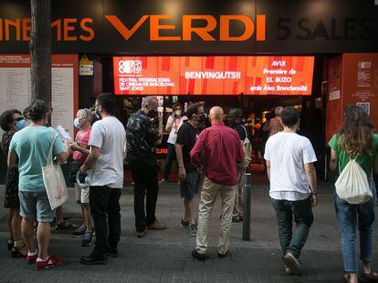 Los cines Verdi, este verano, durante el BCN Film Fest.