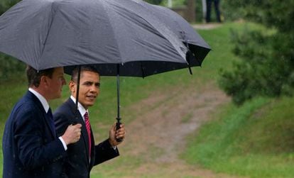 Cameron y Obama, en una pasada reuni&oacute;n del G-20.