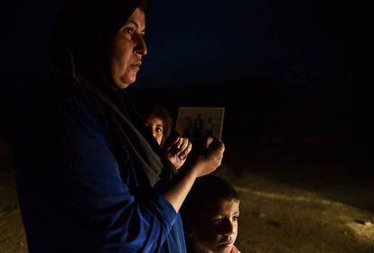 Sahora Hassan es madre de cinco hijos. Hace dos años que no sabe del paradero de su marido, Saed Abdallah Atya.