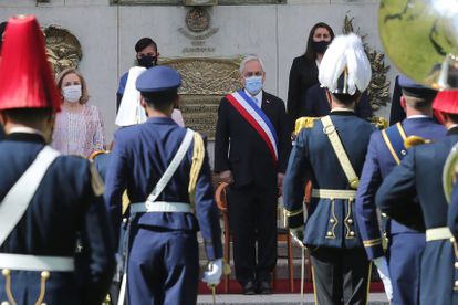 El presidente de Chile, Sebastián Piñera, participa el 19 de septiembre del Día de las Glorias del Ejército, en la Escuela Militar en Santiago (Chile).