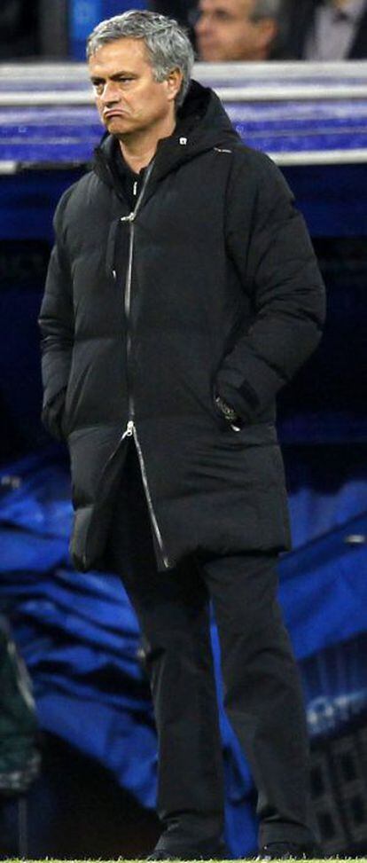 Mourinho, durante el partido contra el Borussia.