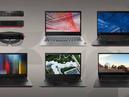 Portátiles de Lenovo. 