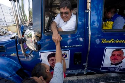 El excandidato a la presidencia de Guatemala Carlos Pineda, durante un acto de campaña.
