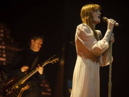 Florence, durante el concierto en el Palau Sant Jordi. 
