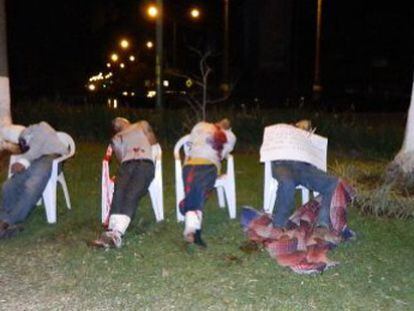Los siete limpiaparabrisas ejecutados.