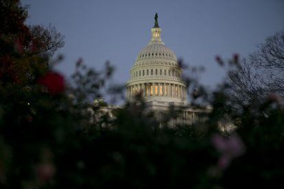 El Capitolio norteamericano, en receso por la festividad de Acci&oacute;n de Gracias. 