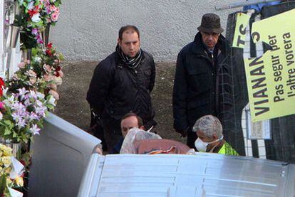 Exhumación de una posible víctima de Olot.