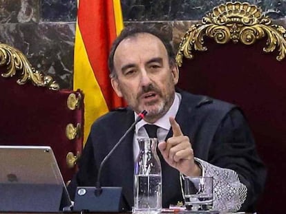 Manuel Marchena, durante el juicio del 'procés'.