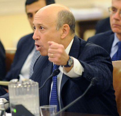 Lloyd Blankfein, consejero delegado de Goldman Sachs en su comparecencia el pasado enero ante la comisión del Congreso de EE UU que investiga las causas de la crisis.