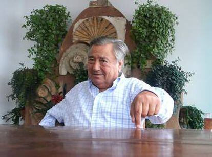 Belarmino Fernández, fundador de la cadena de restaurantes Rubaiyat, en su domicilio de São Paulo en 2011.