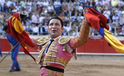 C&eacute;sar Rinc&oacute;n, en la plaza de toros La Monumental de Barcelona.