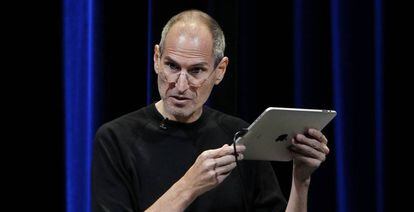 Steve Jobs, en una presentación de Apple en 2011. 