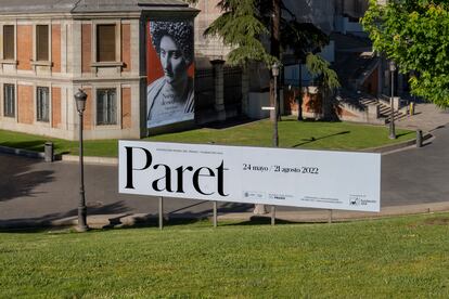 La comunicación de la exposición dedicada a Luis Paret daba protagonismo al texto y la tipografía.