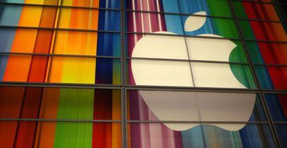 El logotipo de Apple en un centro de arte en San Francisco el pasado septiembre