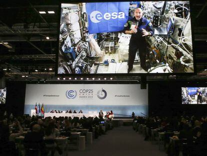 Conexión con el astronauta Luca Parmitano.