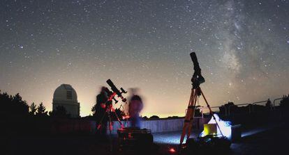 Observatorio astronómico hispano-alemán de Calar Alto, en Almería.