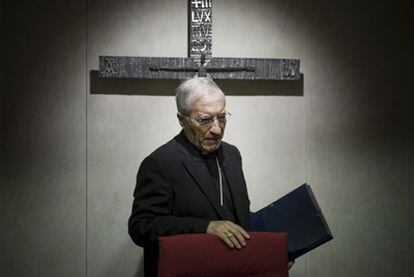 El expresidente de la Conferencia Episcopal Española y cardenal Antonio María Rouco Varela, en una imágen de archivo.